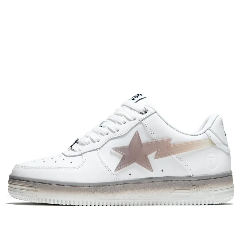 (WMNS) A Bathing Ape Bape Sta #5 'White Tan' 001FWJ802054IWHT sold by KicksCrew