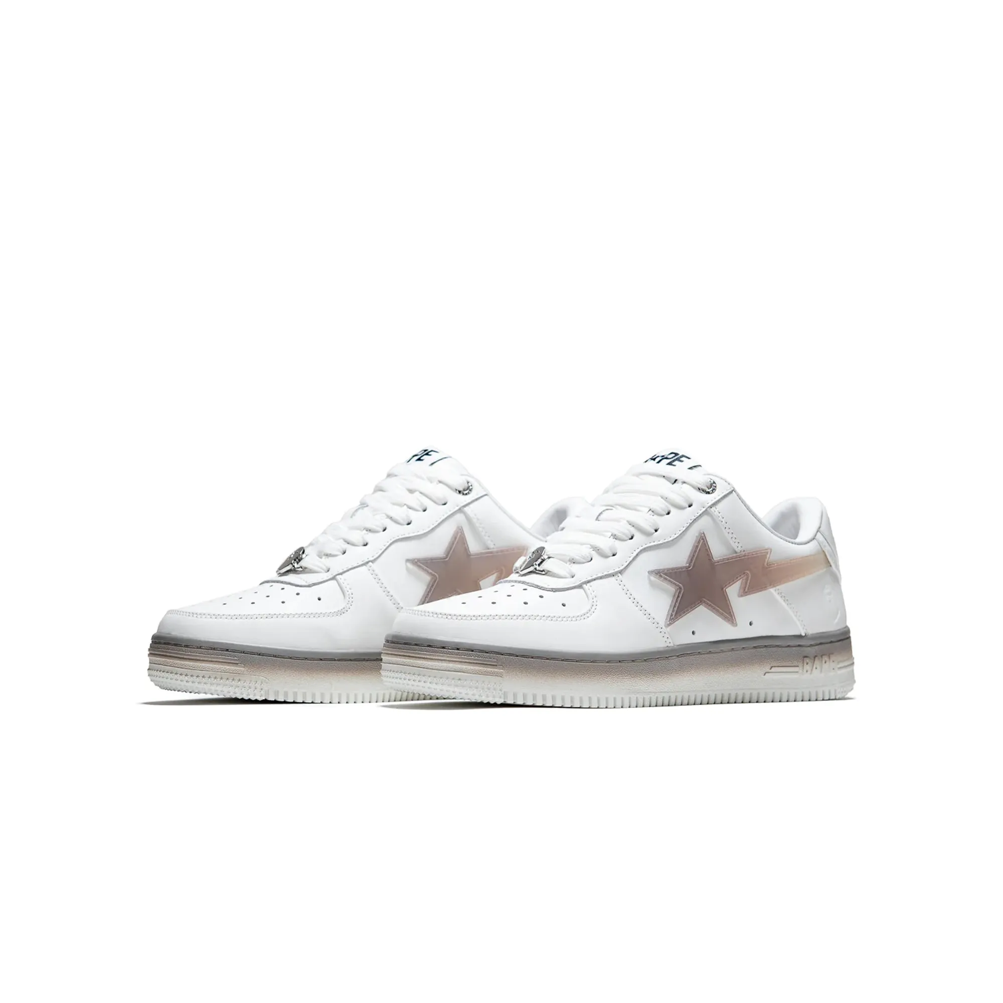 (WMNS) A Bathing Ape Bape Sta #5 'White Tan' 001FWJ802054IWHT sold by KicksCrew product image thumbnail 2