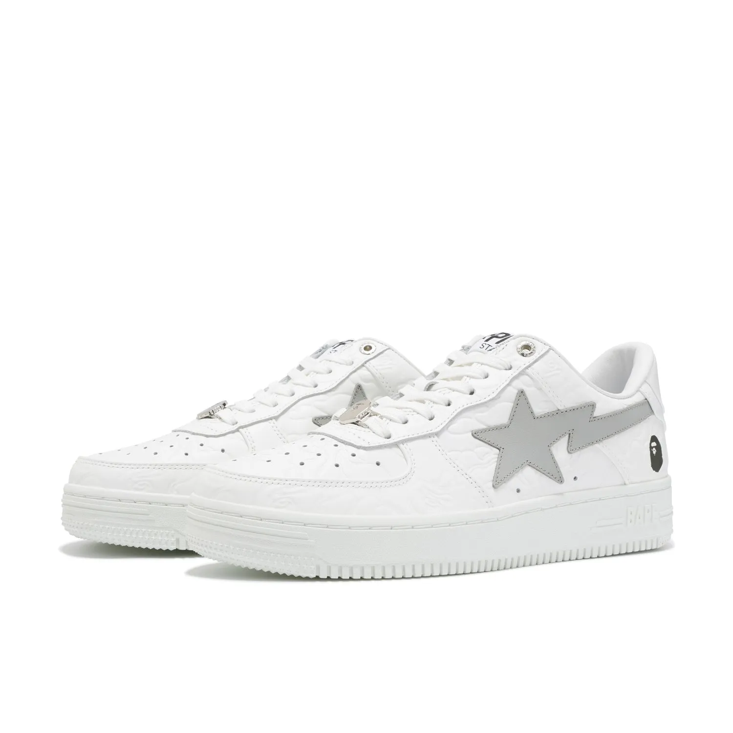 (WMNS) A Bathing Ape Bape Sta #3 'White Silver' 0ZXSHW291052LWHE sold by KicksCrew product image thumbnail 2