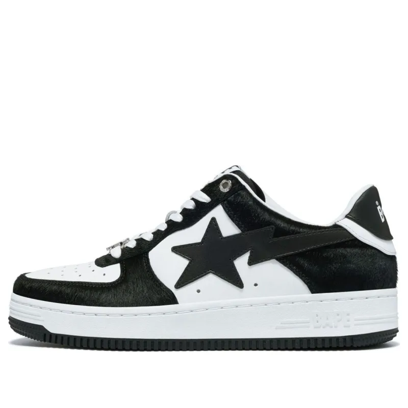 (WMNS) A Bathing Ape Bape Sta #1 'Black Fur' 0ZXSHW291050LBKA sold by KicksCrew