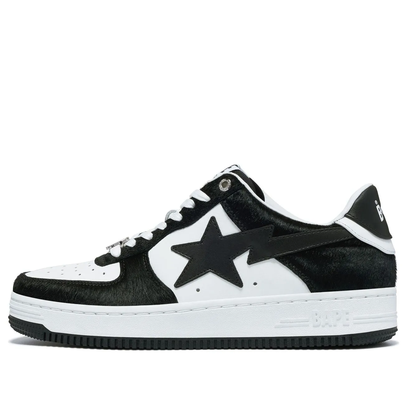 A Bathing Ape Bape Sta #1 'Black Fur' 0ZXSHM191050LBKA sold by KicksCrew