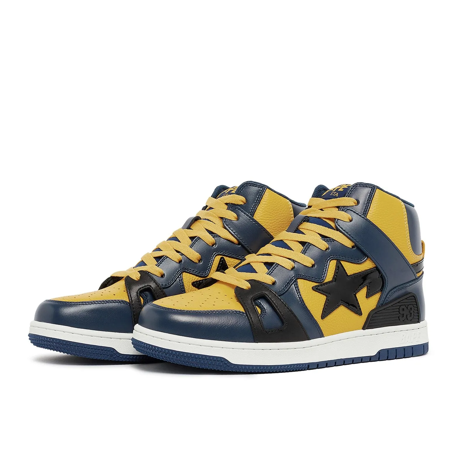 A Bathing Ape Bape Sta 93 High 'Yellow' 001FWJ301019IYEL sold by KicksCrew product image thumbnail 3