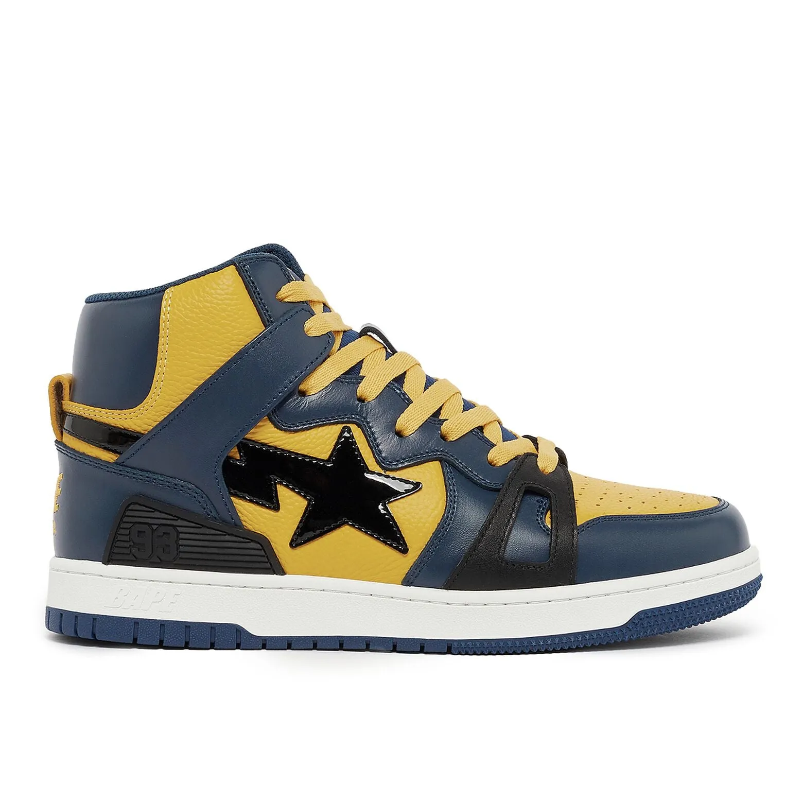 A Bathing Ape Bape Sta 93 High 'Yellow' 001FWJ301019IYEL sold by KicksCrew product image thumbnail 2
