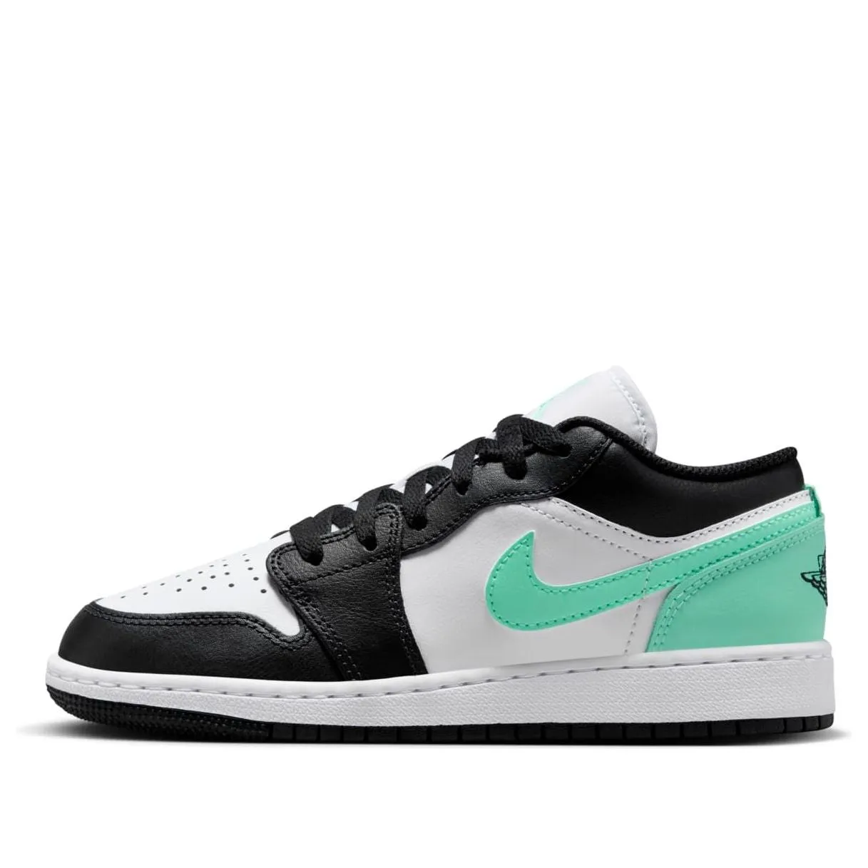 (GS) Air Jordan 1 Low 'Green Glow' 553560-131 sold by KicksCrew