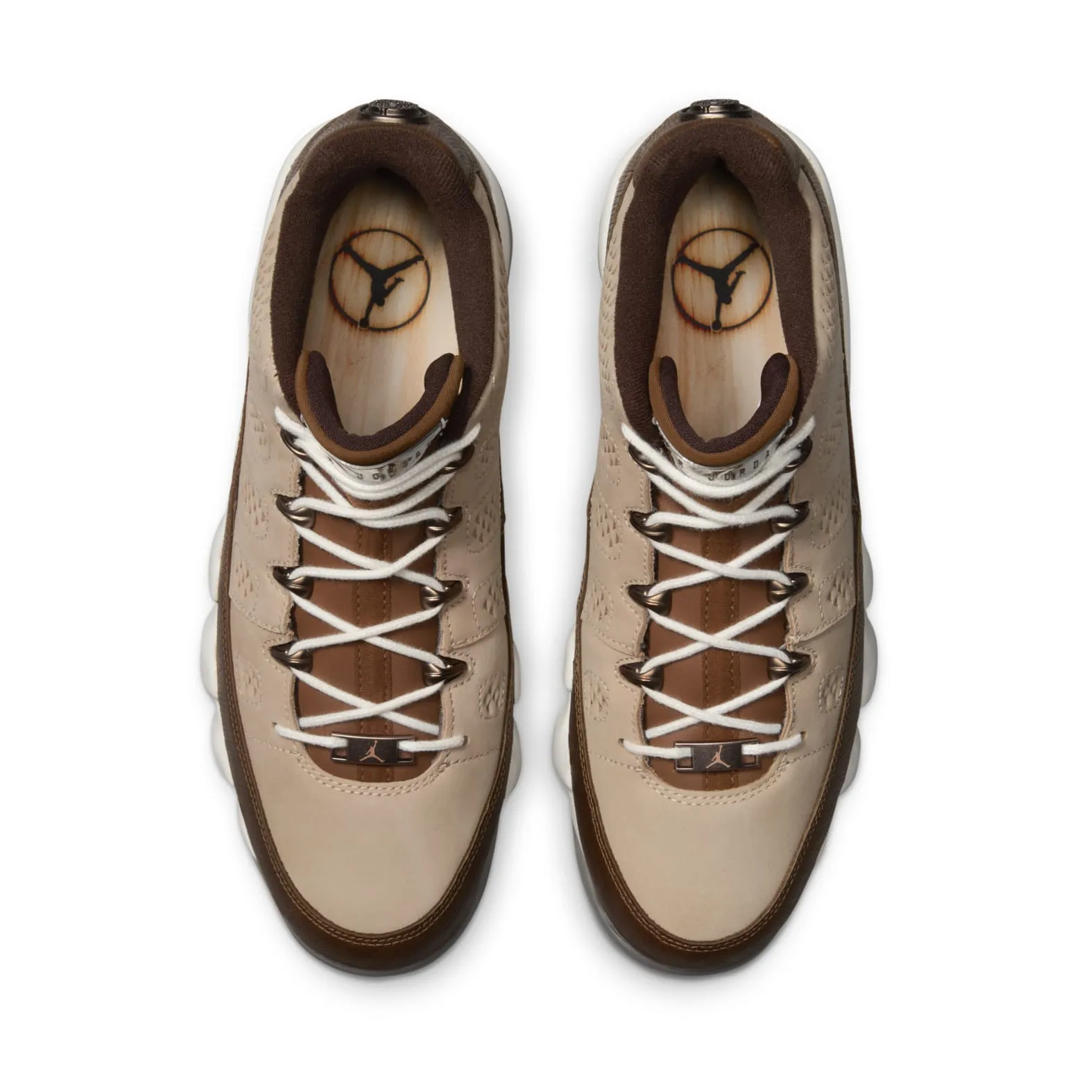 Air Jordan 9 Retro Low Golf 'Happy Life Wood Woodgrain' FN6929-200 sold by KicksCrew product image thumbnail 4