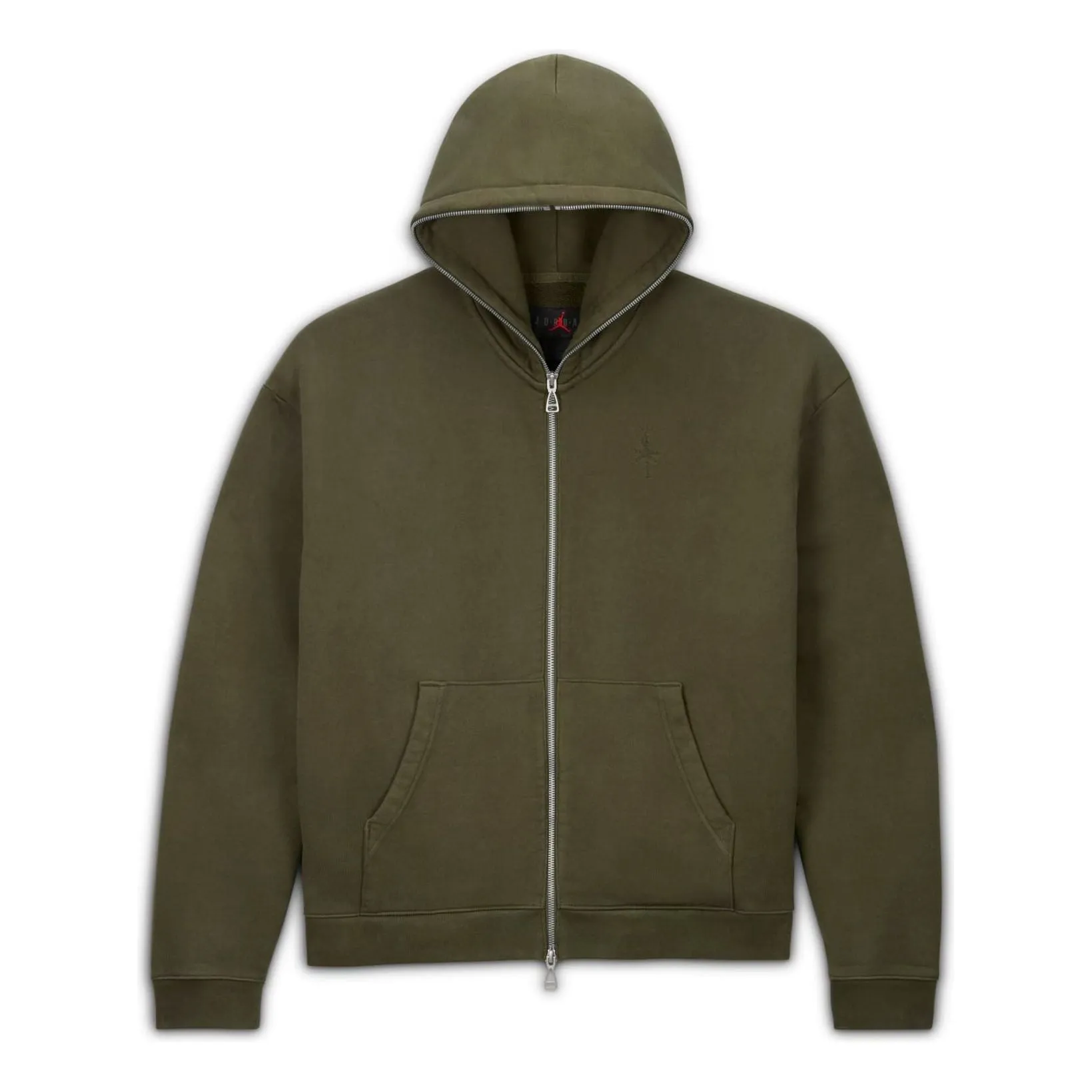 Air Jordan x Travis Scott Full-Zip Hoodie 'Cargo Khaki' DZ5500-325 sold by KicksCrew