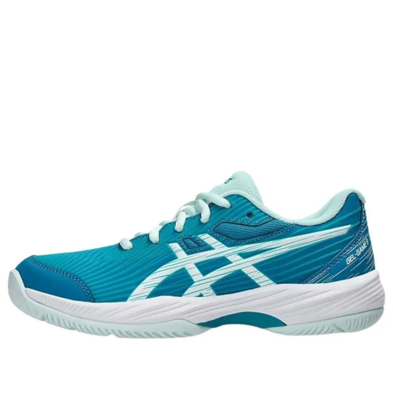 (GS) ASICS Gel-Game 9 'Teal Blue White' 1044A052-406 sold by KicksCrew