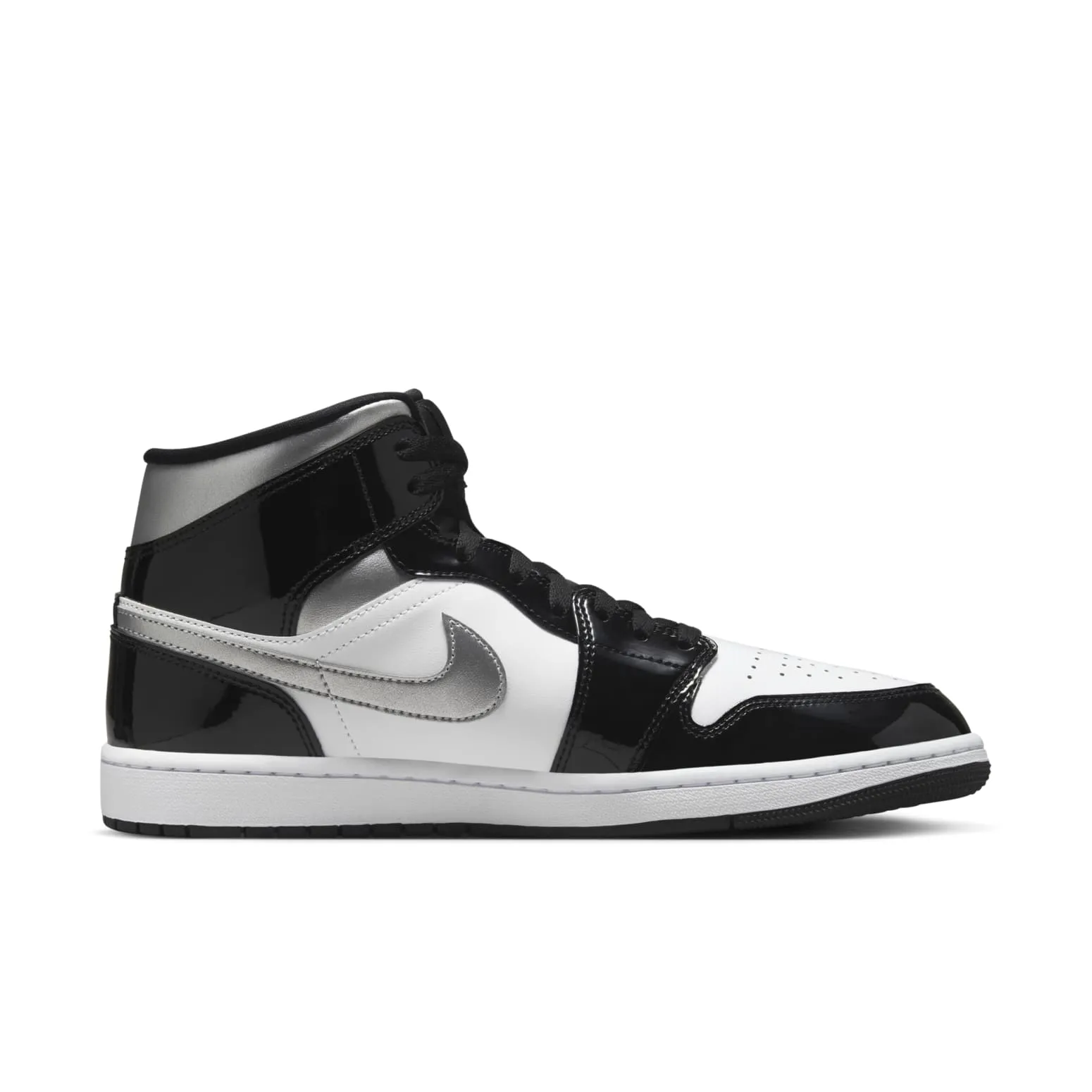 Air Jordan 1 Mid 'Black Patent' HV0789-010 sold by KicksCrew product image thumbnail 2