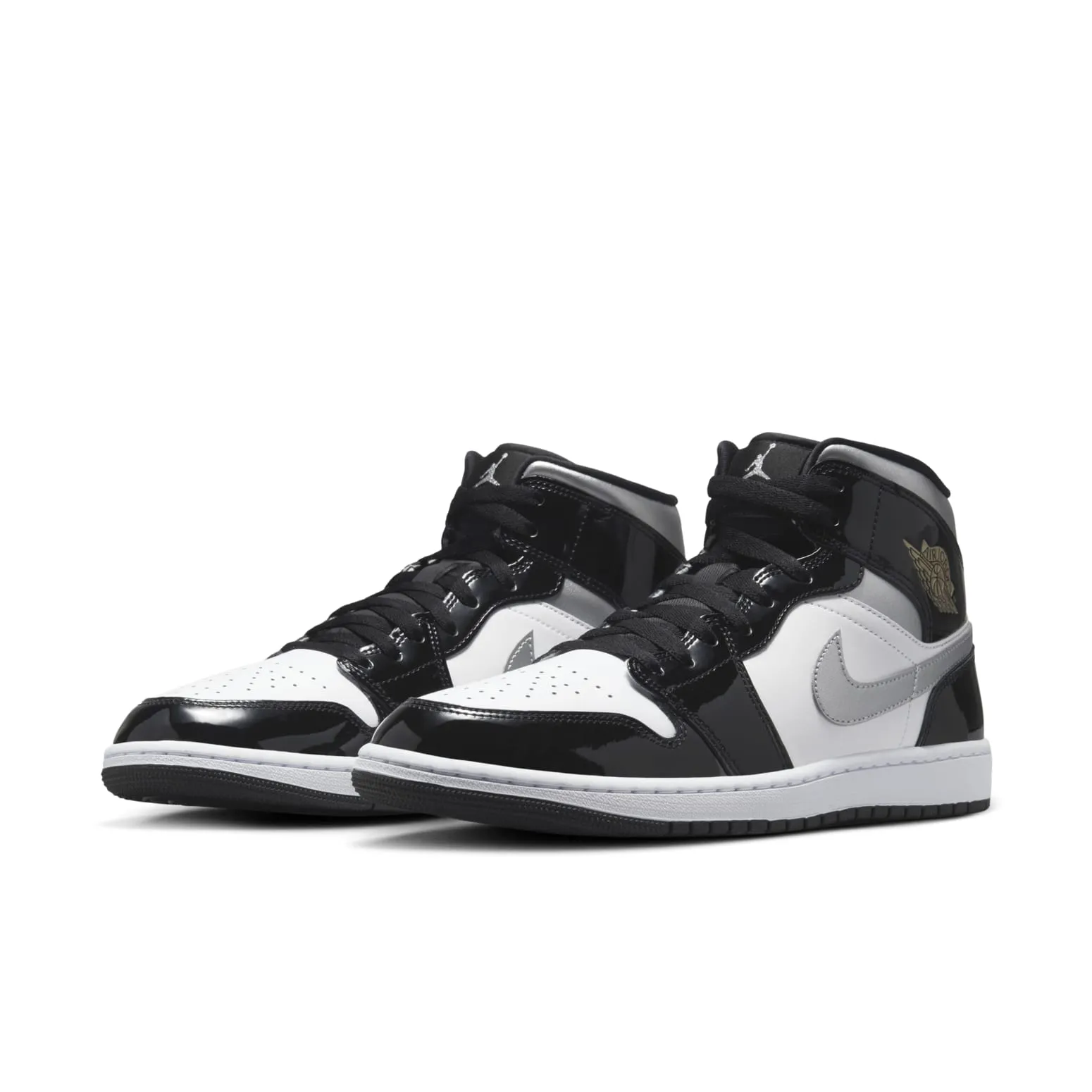Air Jordan 1 Mid 'Black Patent' HV0789-010 sold by KicksCrew product image thumbnail 3