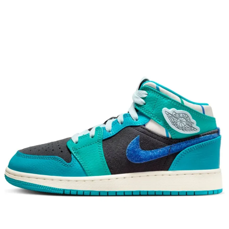 (GS) Air Jordan 1 Mid 'Inspired by the Greatest Aquatone' FJ9482-004 sold by KicksCrew