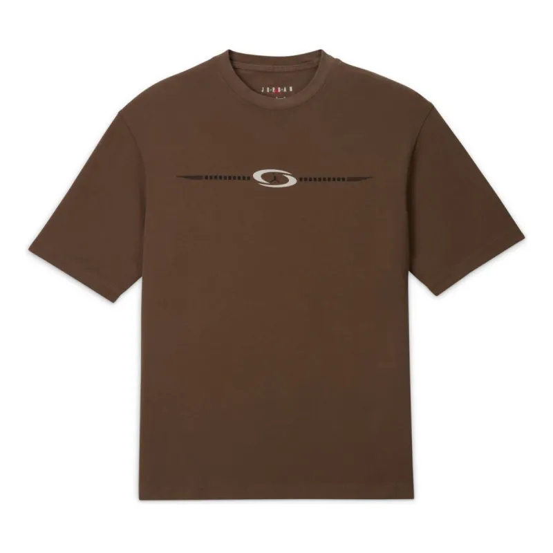 Air Jordan x Travis Scott T-shirt Asia Sizing 'Palomino' DZ5511-274 sold by KicksCrew