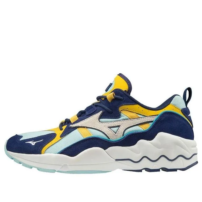 Mizuno Wave Rider 1 OG 'Dark Blue Yellow White' D1GA193214 sold by KicksCrew