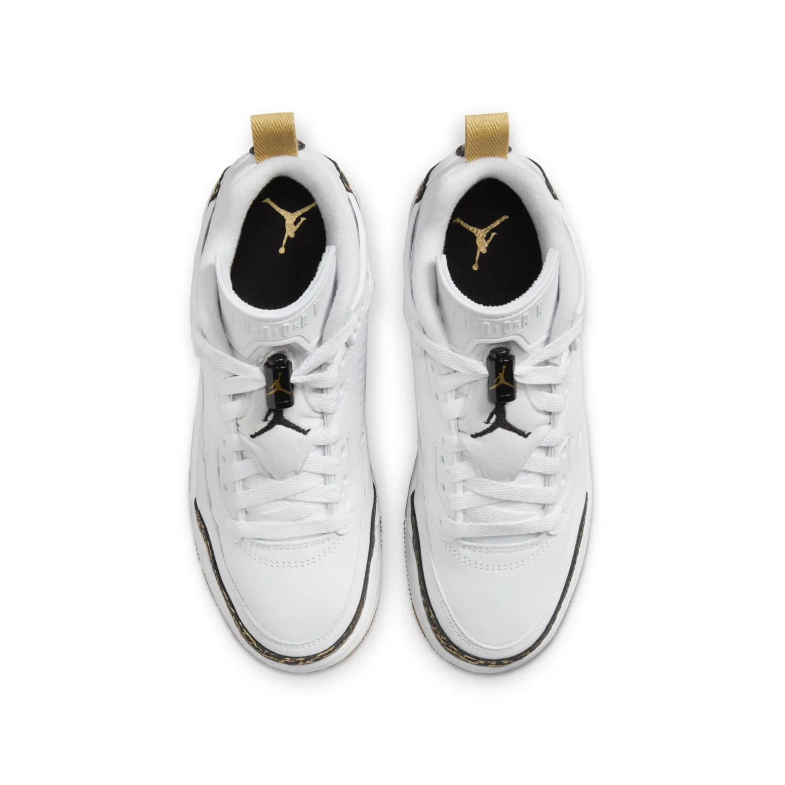 (GS) Air Jordan Spizike Low 'White Black Metallic Gold' HJ9022-100 sold by KicksCrew product image thumbnail 4