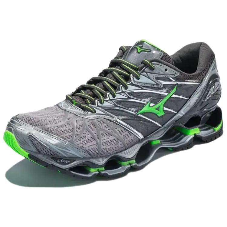 Mizuno Wave Prophecy 7 'Dark Grey Neon Green' J1GC180037 sold by KicksCrew product image thumbnail 2