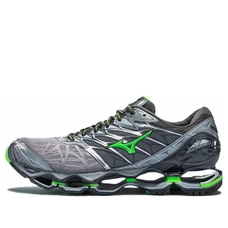 Mizuno Wave Prophecy 7 'Dark Grey Neon Green' J1GC180037 sold by KicksCrew