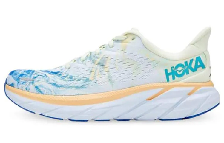 (WMNS) HOKA ONE ONE Clifton 8 Wide 'White Blue' 1121375-TGT sold by KicksCrew product image thumbnail 2