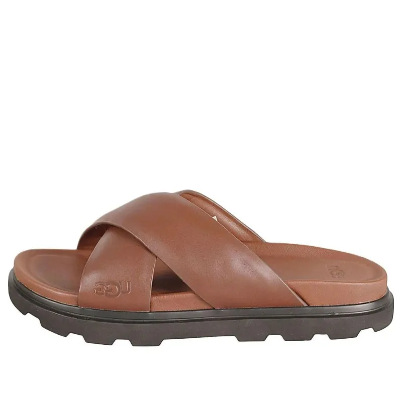 UGG Capitola Cross Slide Sandal 'Cognac' 1153076-COG sold by KicksCrew