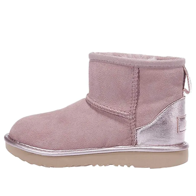 (GS) UGG Classic Mini Shine 'Pink Rose' 1130778K-RSGRY sold by KicksCrew