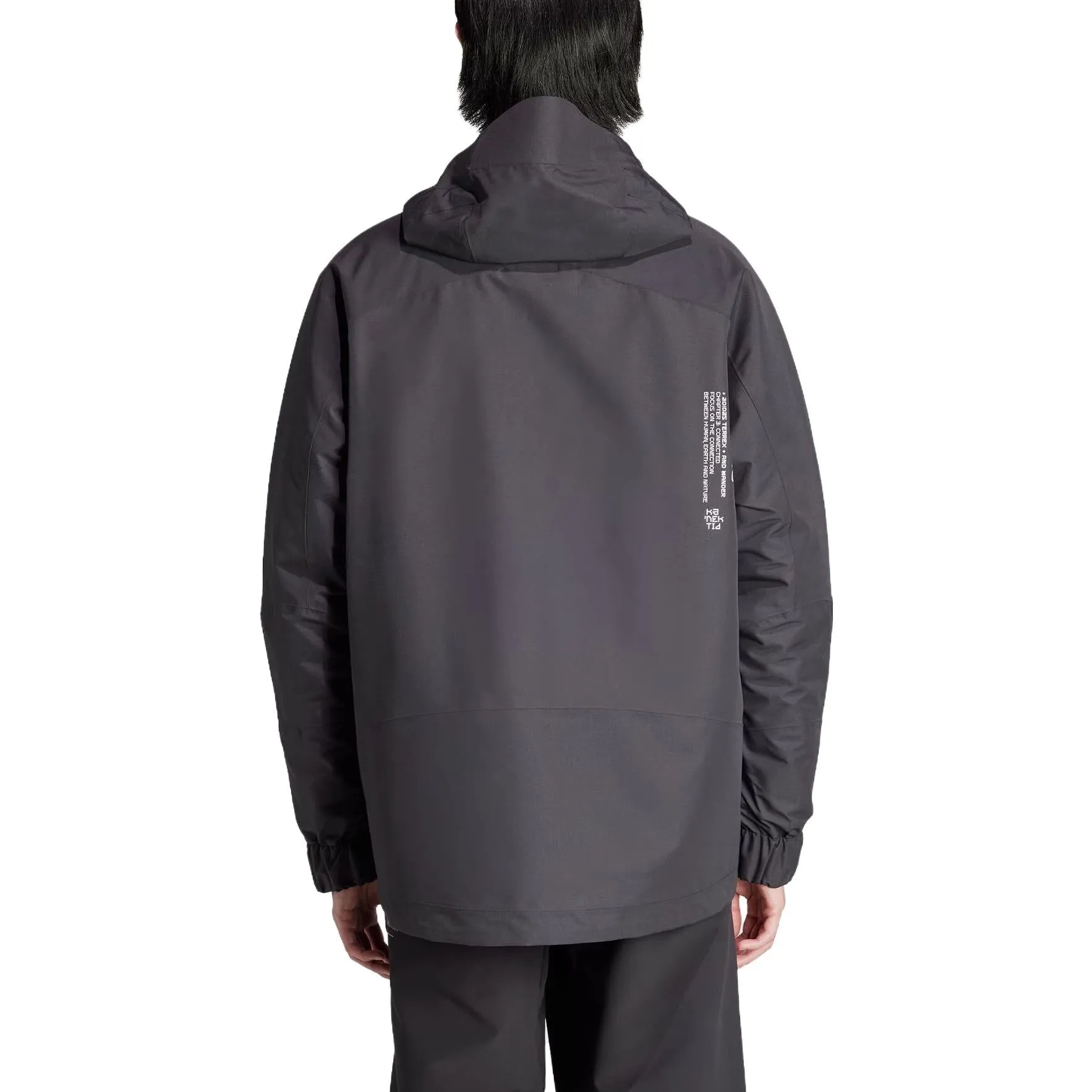 adidas Terrex x And Wander XPLORIC Hooded Jacket 'Black' IJ5895 sold by KicksCrew product image thumbnail 3