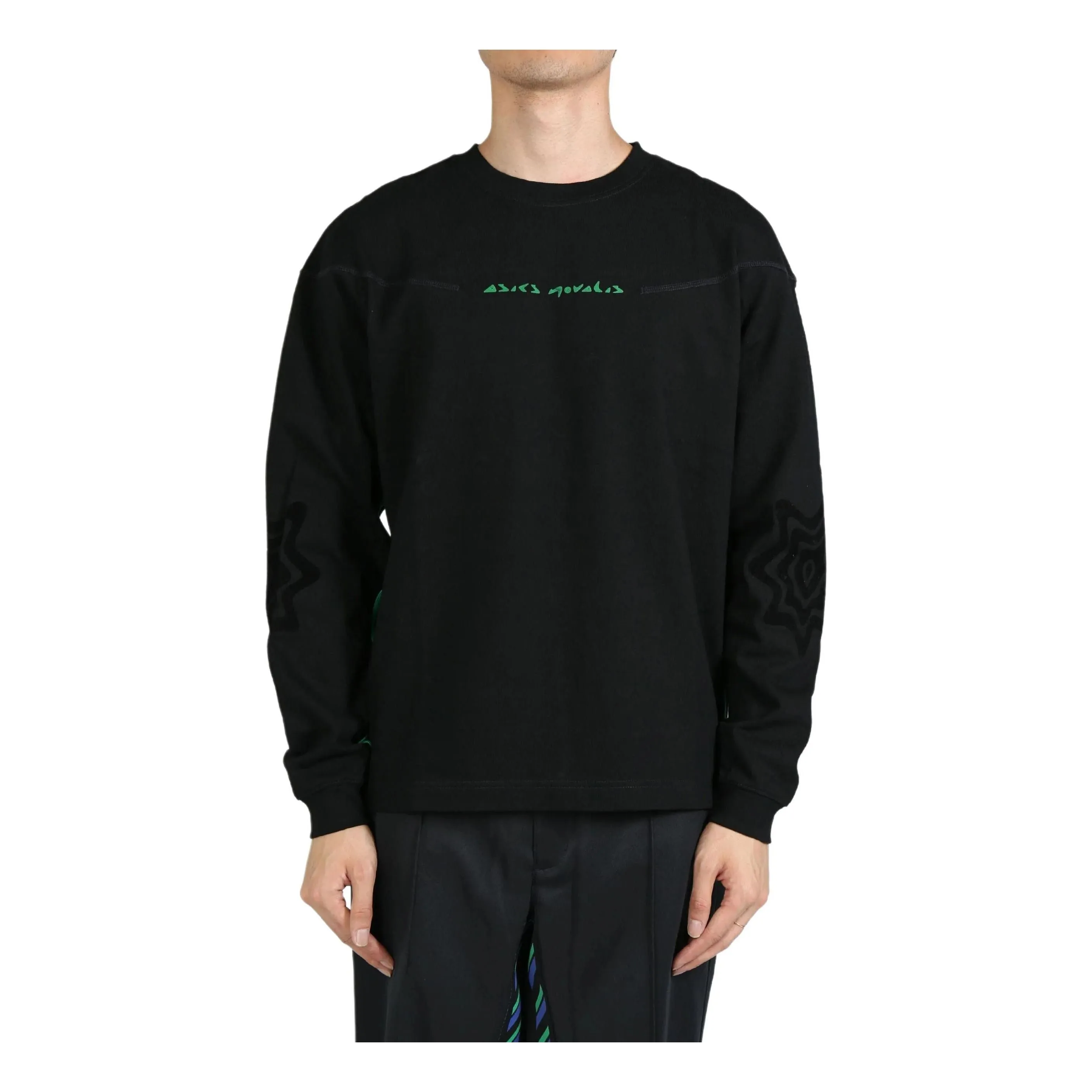 ASICS x Kiko Kostadinov Novalis Bixance Long Sleeve T-shirt 'Black' 2203A305-001 sold by KicksCrew