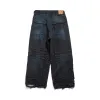 Balenciaga Double Knee Pants 'Dark Blue' 809444TRW587150 sold by KicksCrew