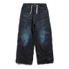 Balenciaga Double Knee Pants 'Dark Blue' 809444TRW587150 sold by KicksCrew