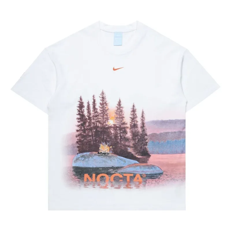 Nike x NOCTA Opal Reels T-shirt Asia Sizing 'White' FV7866-100 sold by KicksCrew