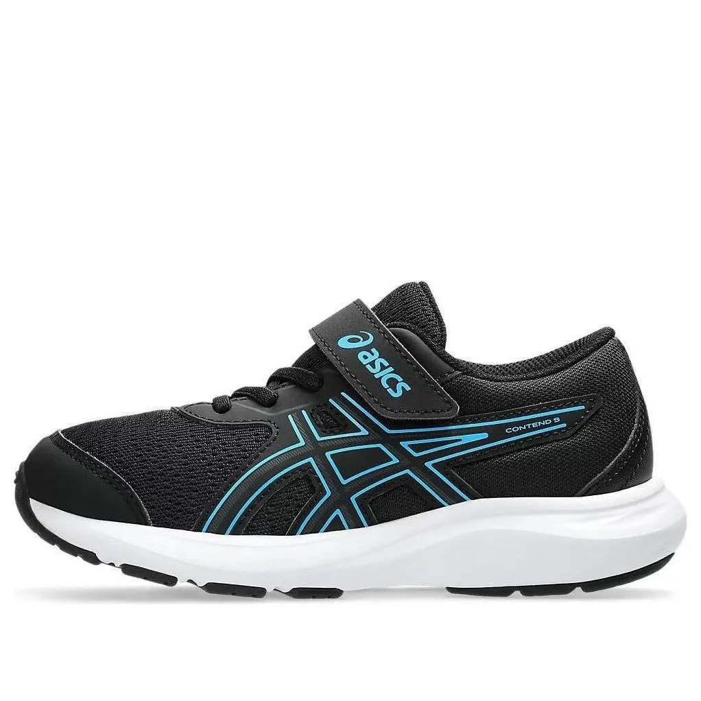 (PS) ASICS Contend 9 'Black Digital Aqua' 1014A338-001 sold by KicksCrew