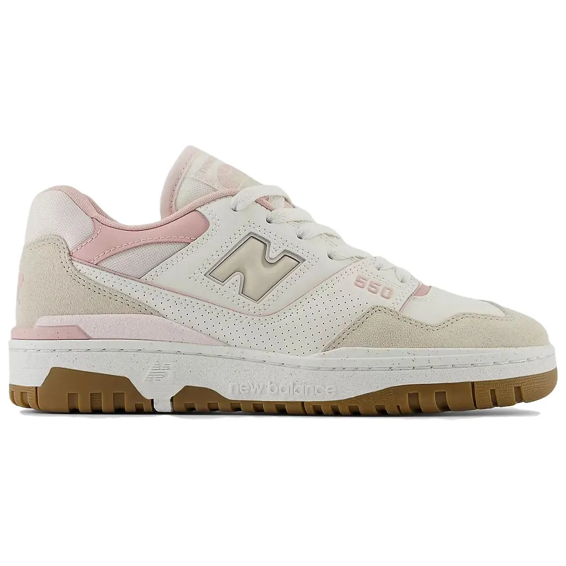 (WMNS) New Balance 550 Gum Pack 'Pink White' BBW550HL sold by KicksCrew product image thumbnail 2