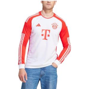 adidas FC Bayern 23/24 Long Sleeve Home Jersey 'White Red' IB1482 sold by KicksCrew