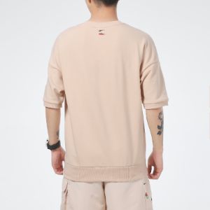 Puma Logo T-Shirt 'Beige Black' 532041-68 sold by KicksCrew
