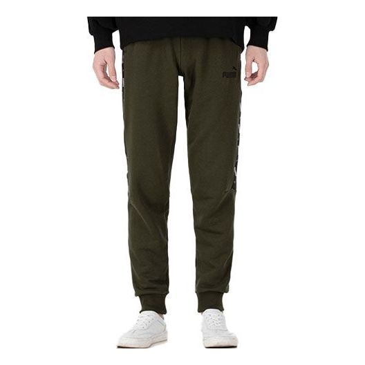 Puma Ess+ Tape Sweatpants 'Green' 849535-70 sold by KicksCrew