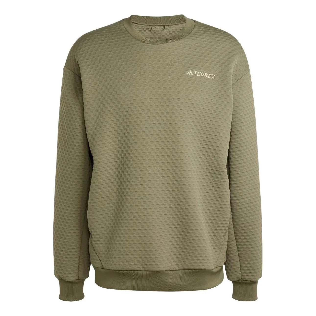 adidas Terrex Xploric Crewneck Sweatshirt 'Olive Green' IM8256 sold by KicksCrew