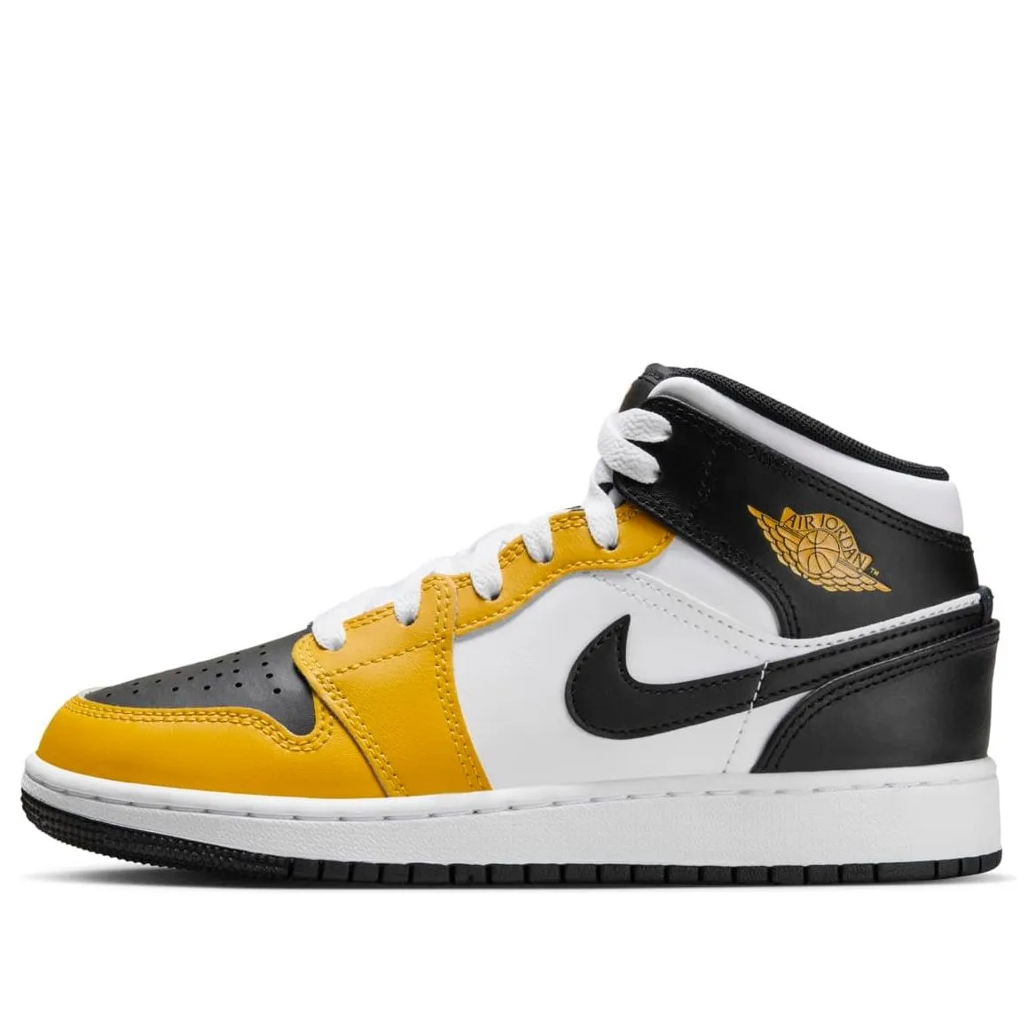 (GS) Air Jordan 1 Mid 'Yellow Ochre' DQ8423-701 sold by KicksCrew