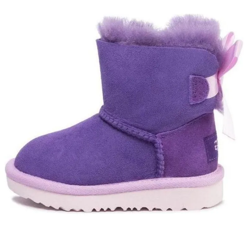 (TD) UGG Mini Bailey Bow II 'Purple' 1017397T-VBLM sold by KicksCrew