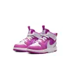 (PS) Air Jordan 1 Mid RM EasyOn 'Fire Pink White' FQ1282-601 sold by KicksCrew