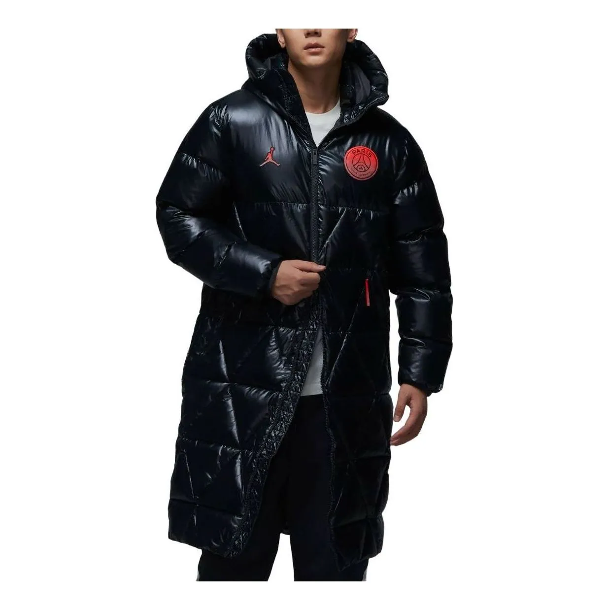 Air Jordan Paris Saint-Germain Loose Parka Asia Sizing 'Off-Noir' FV7743-045 sold by KicksCrew