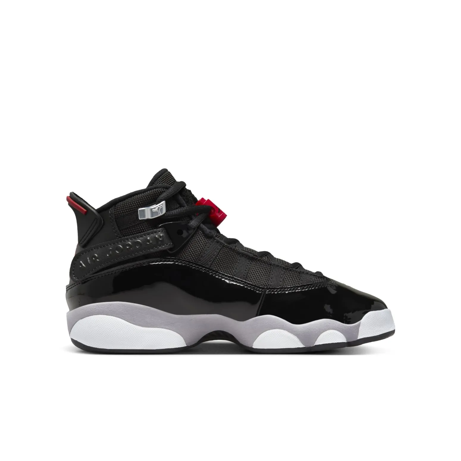 (GS) Air Jordan 6 Rings 'Black White Fire Red' FZ4186-010 sold by KicksCrew product image thumbnail 2