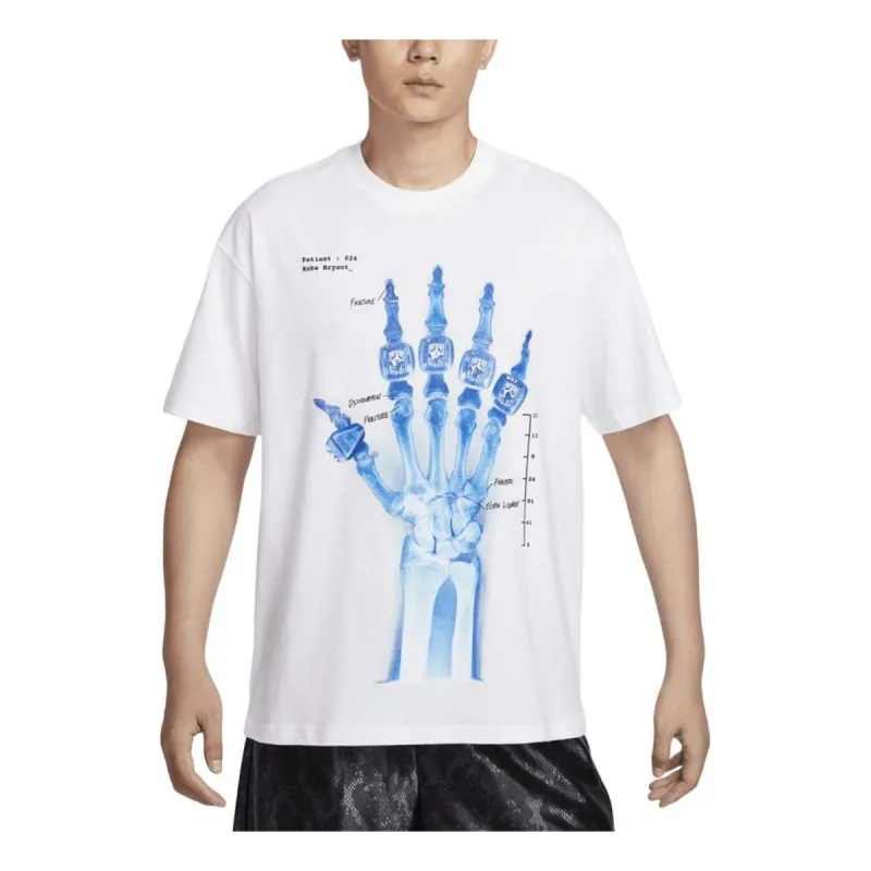 Nike Kobe T-shirt Asia Sizing 'X-Ray White' HV6695-100 sold by KicksCrew