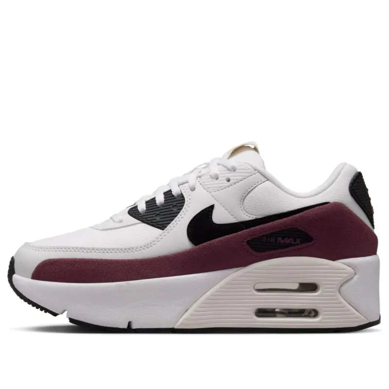 (WMNS) Nike Air Max 90 LV8 'Sail Night Maroon Phantom Black' FD4328-107 sold by KicksCrew