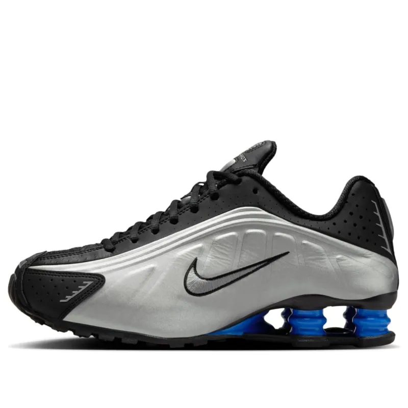 (WMNS) Nike Shox R4 'Metallic Silver Black Racer Blue' AR3565-006 sold by KicksCrew