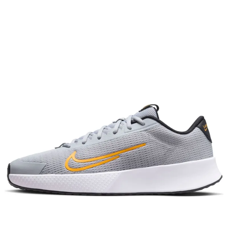 NikeCourt Vapor Lite 2 HC 'Wolf Grey Black Laser Orange' DV2018-005 sold by KicksCrew