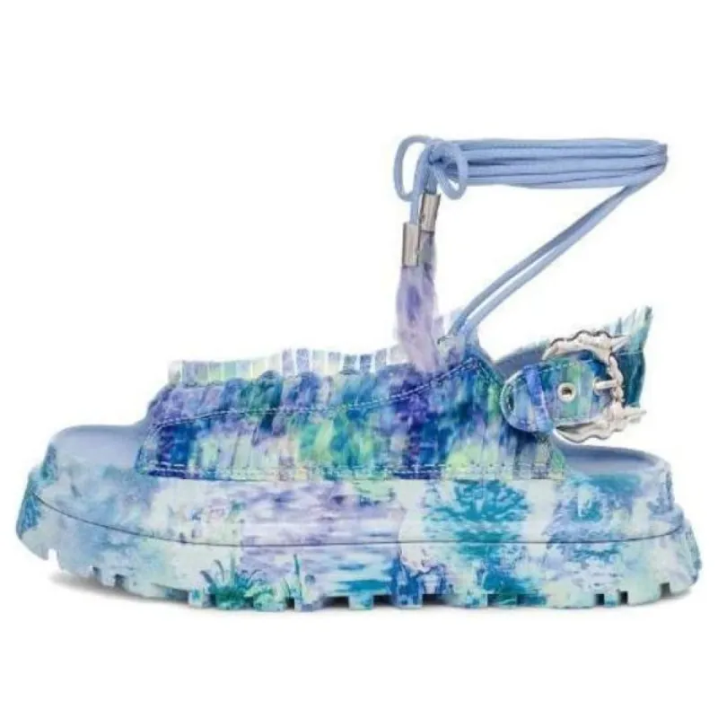 (WMNS) UGG x Collina Strada GoldenGlow Sandal 'Blue Floral' 1165750-BLFL sold by KicksCrew