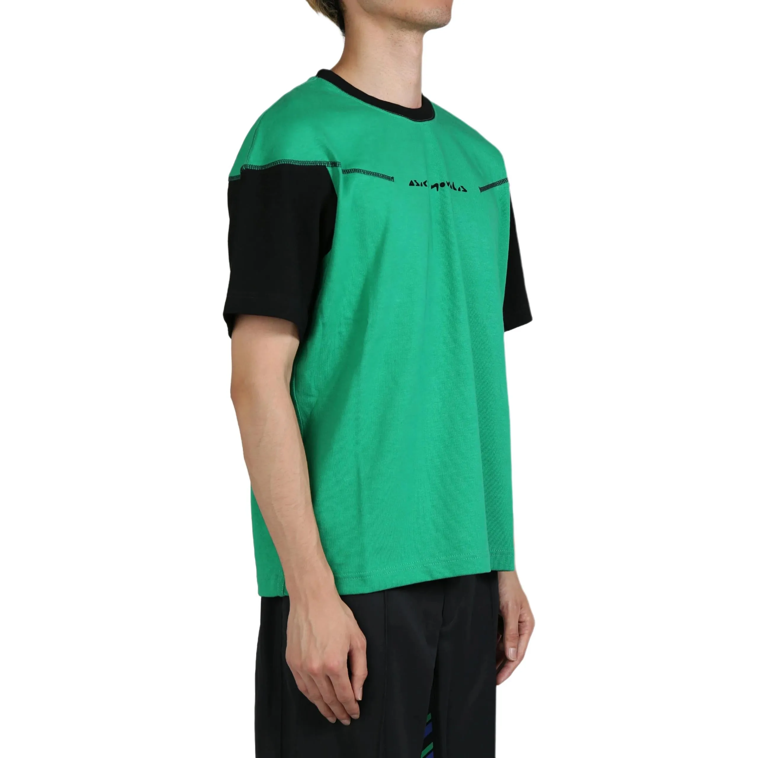 ASICS x Kiko Kostadinov Novalis T-shirt 'Green Black' 2203A306-300 sold by KicksCrew product image thumbnail 3