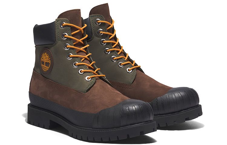 Timberland Premium 6 Inch Rubber-Toe Boot 'Dark Brown' A2FXF931 sold by KicksCrew product image thumbnail 4