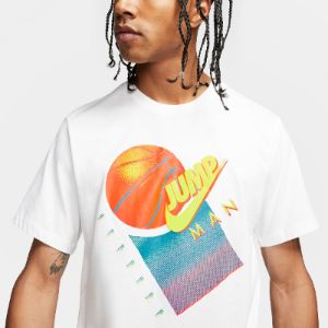 Air Jordan Jumpman Graphic Basketball Short-Sleeve T-Shirt 'White' CJ6288-100 sold by KicksCrew