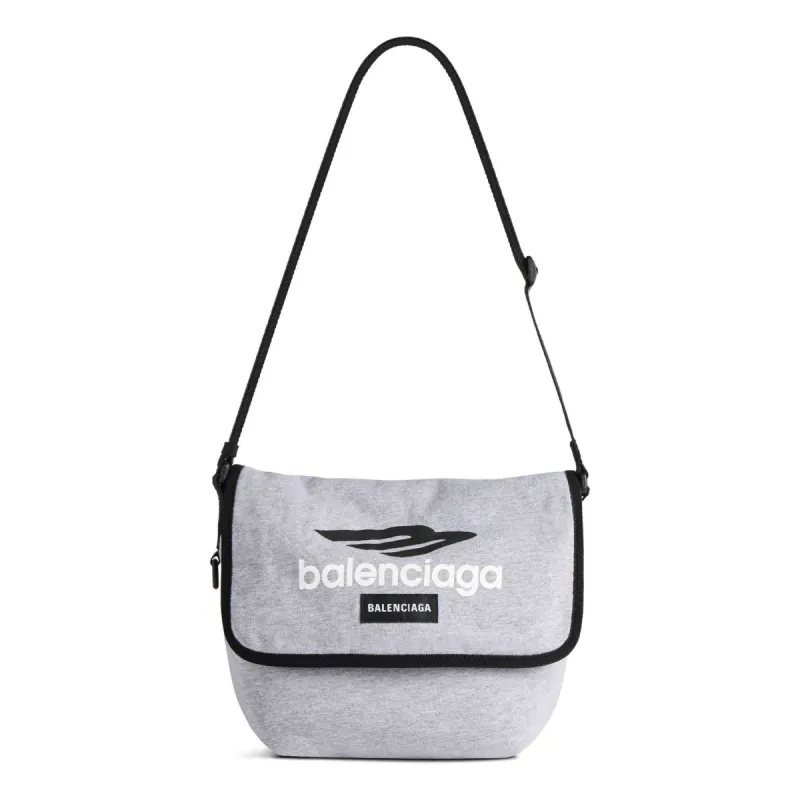 Balenciaga Explorer Small Messenger Bag 'Grey Black' 6202592AA8K1469 sold by KicksCrew
