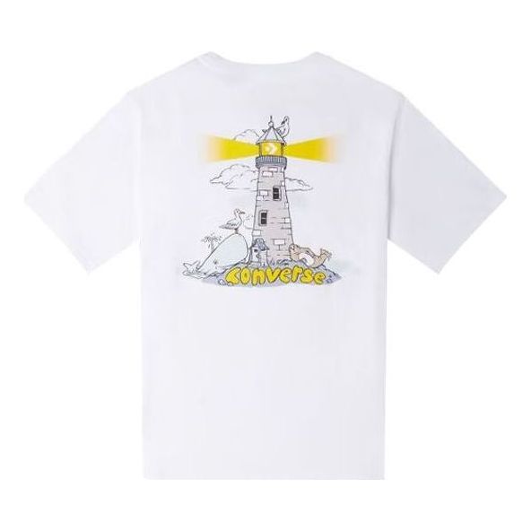 Converse Lighthouse T-shirt 'White' 10024760-A02 sold by KicksCrew