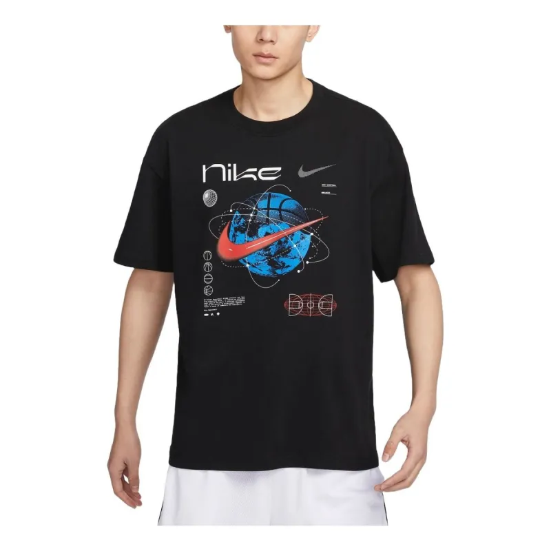Nike Max90 Basketball T-Shirt Asia Sizing 'Black' FV8419-010 sold by KicksCrew
