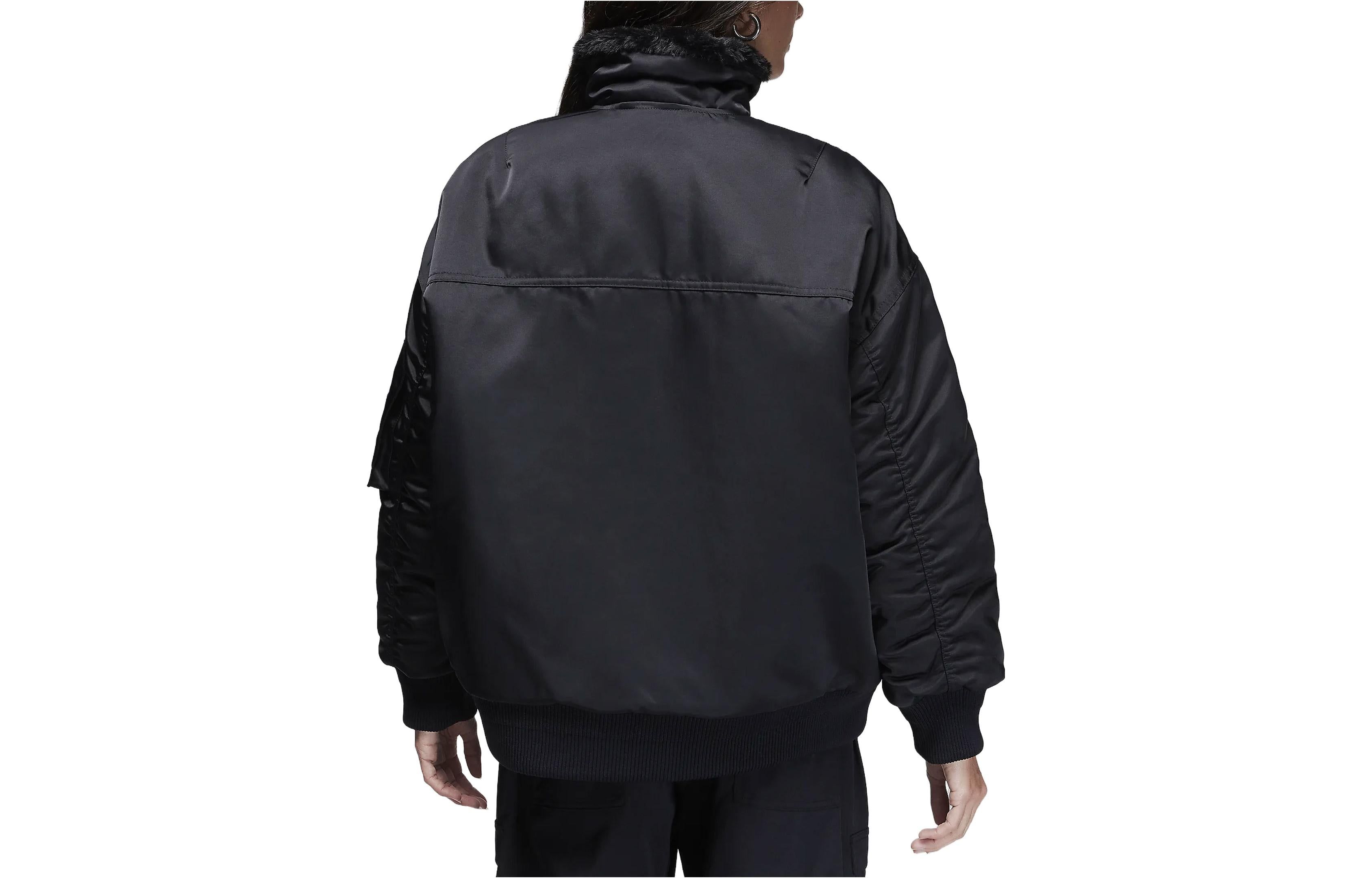 (WMNS) Air Jordan Renegade Jacket 'Black' FB5088-010 sold by KicksCrew product image thumbnail 2